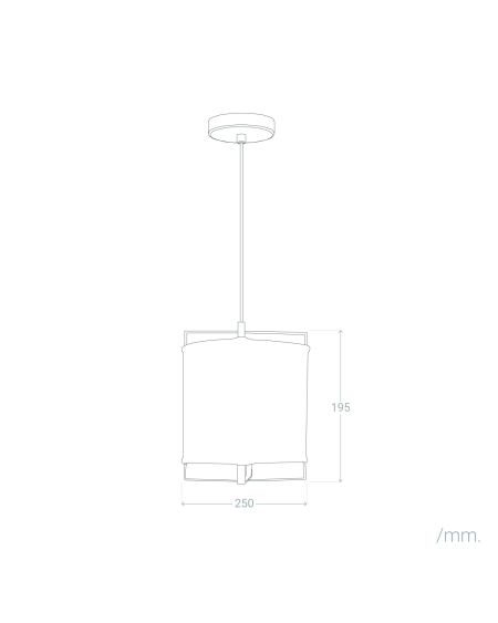 Suspension Bois et Coton Sioux