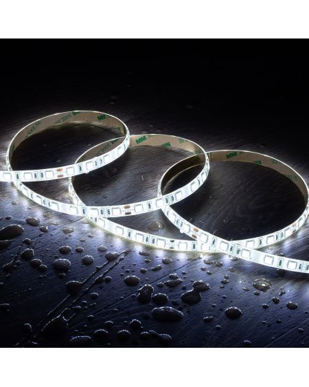 Ruban LED 24V DC 60LED/m 2m IP65 Largeur 10mm Coupe tous les 10cm
