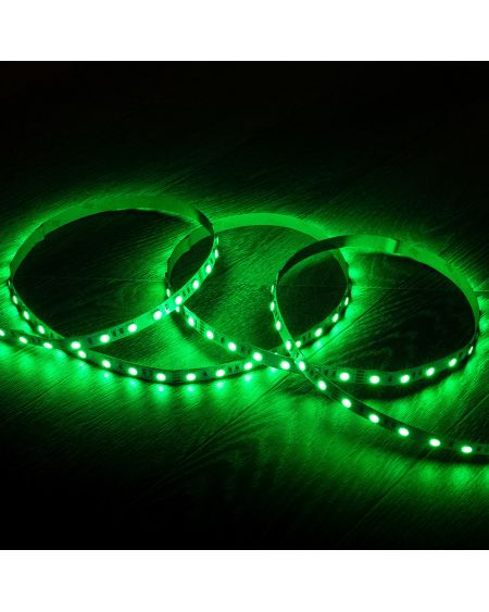 Ruban LED 24V DC 60LED/m RGB 2m IP20 Largeur 10mm Coupe tous les 10cm