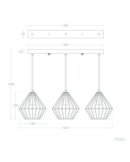 Suspension Métal Williams