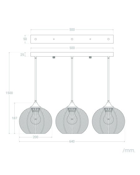 Suspension Verre Big Klimt