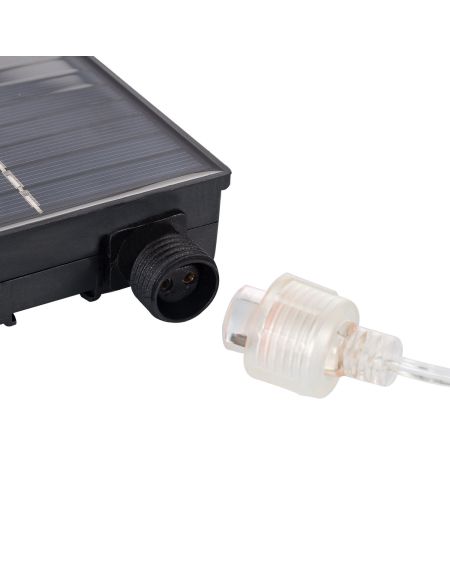 Ruban LED Extérieur Solaire RGB 3V DC 30LED/m 5m IP65 Largeur 8mm coupe tous les 3cms