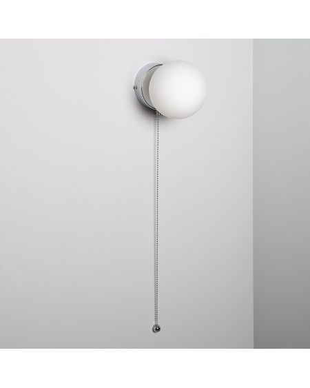 Applique Murale Métal et Verre Silver Orbit