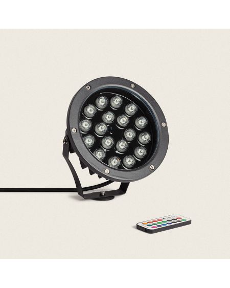 Spot Extérieur LED 18W RGB Colmar sur Piquet