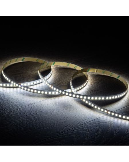 Ruban LED 24V DC 160 LED/m 5m IP20 High Lumen Largeur 8mm Coupe tous les 5cm