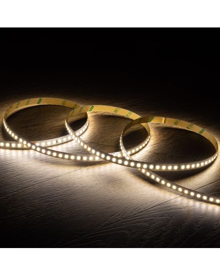 Ruban LED 24V DC 160 LED/m 5m IP20 High Lumen Largeur 8mm Coupe tous les 5cm