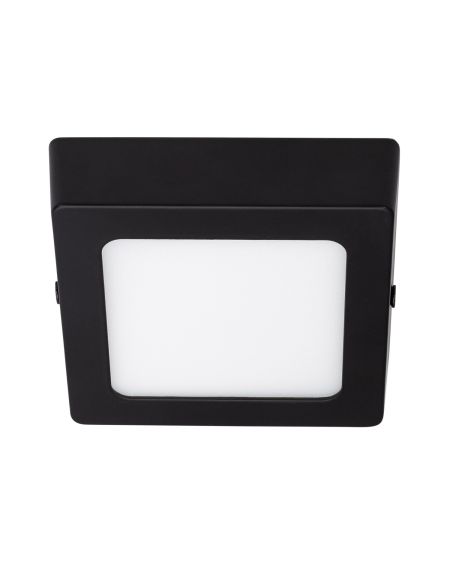 Plafonnier LED 6W Carré Aluminium 105x105 mm Slim CCT Sélectionnable Galán SwitchDimm