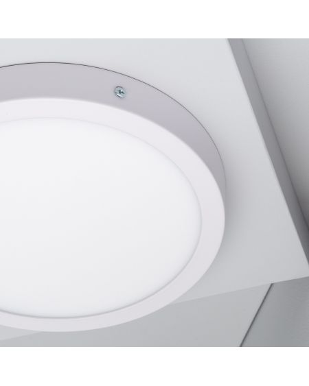 Plafonnier LED 18W Rond Aluminium Ø210 mm Slim CCT Sélectionnable Galán SwitchDimm