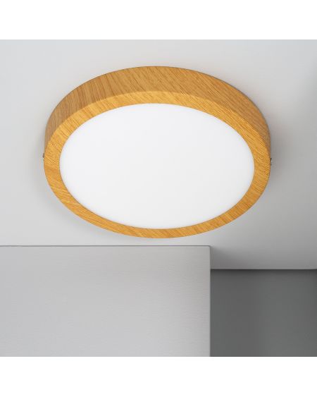 Plafonnier LED 18W Rond Aluminium Ø210 mm Slim CCT Sélectionnable Galán SwitchDimm