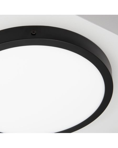 Plafonnier LED 24W Rond Aluminium Ø280 mm Slim CCT Sélectionnable Galán SwitchDimm