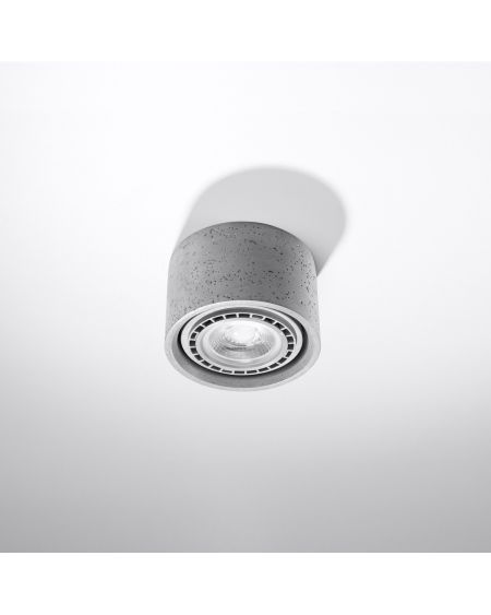 Plafonnier Basic 1 Béton SOLLUX