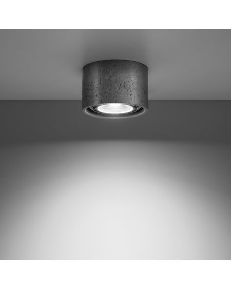 Plafonnier Basic 1 Béton SOLLUX