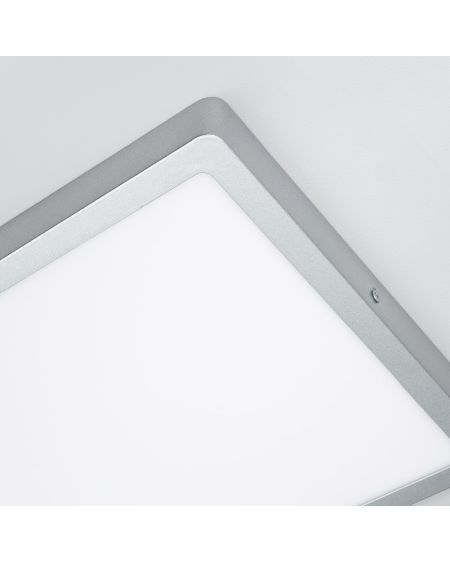 Plafonnier LED Carré Aluminium Slim 24W CCT Sélectionnable Galán 280x280 mm SwitchDimm