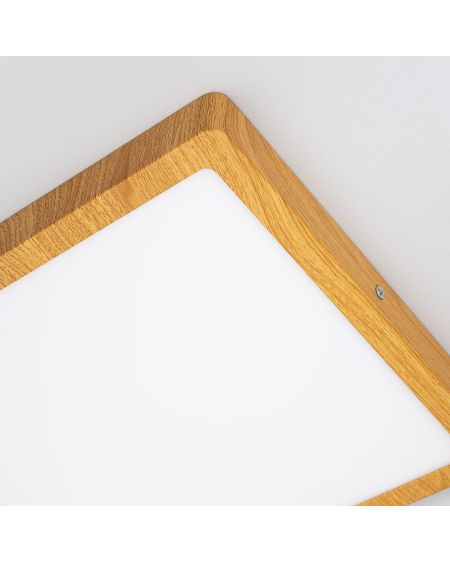 Plafonnier LED Carré Aluminium Slim 24W CCT Sélectionnable Galán 280x280 mm SwitchDimm