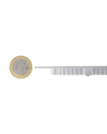 Dalle LED Ronde 12W SwitchCCT Sélectionnable Coupe Ø 155mm Dimmable Compatible avec Télécommande RF V.2