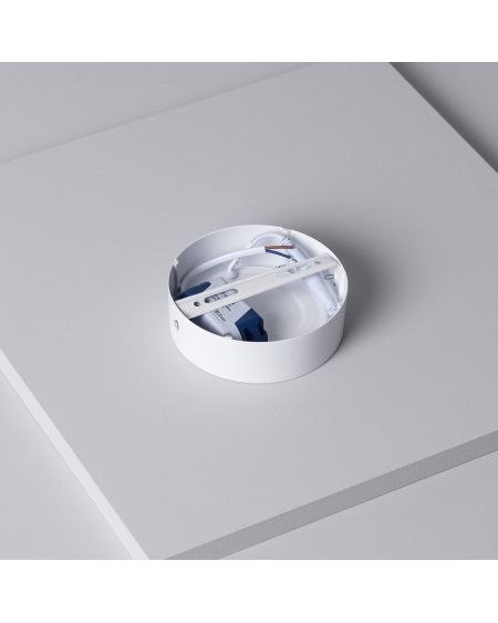 Plafonnier LED Rond 6W SwitchCCT Sélectionnable Ø 120mm Dimmable Compatible avec Télécommande RF V.2