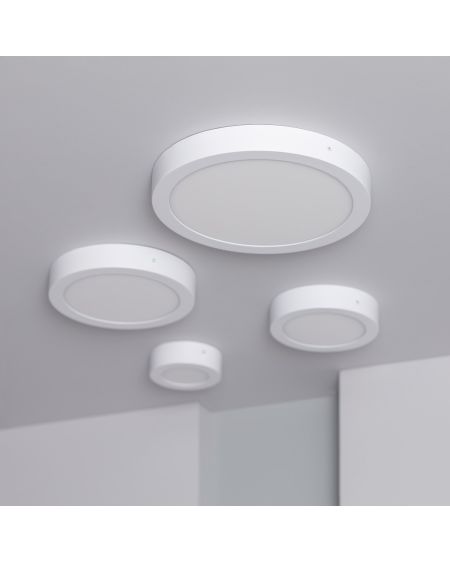 Plafonnier LED Rond 12W SwitchCCT Sélectionnable Ø 170mm Dimmable Compatible avec Télécommande RF V.2