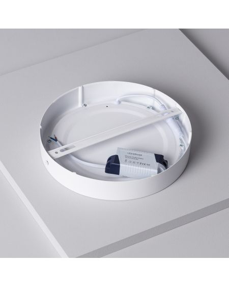 Plafonnier LED Rond 18W SwitchCCT Sélectionnable Ø 225mm Dimmable Compatible avec Télécommande RF V.2