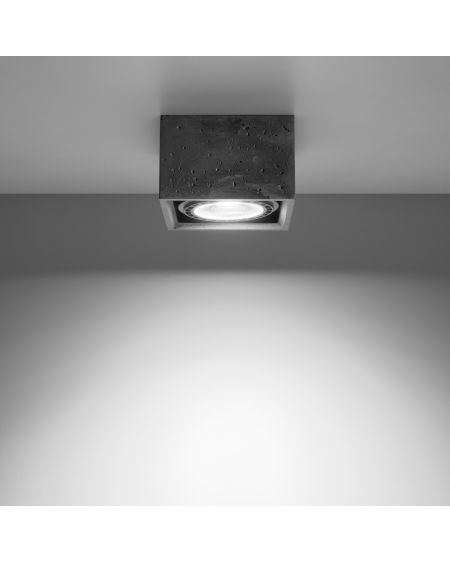 Plafonnier Béton Quatro 1 SOLLUX