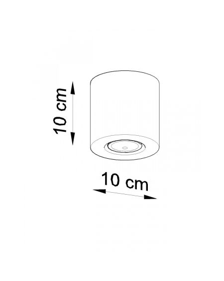 Plafonnier Béton Orbis SOLLUX