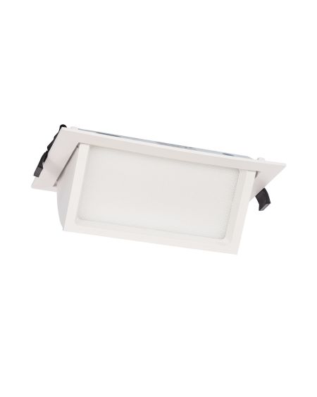 Spot Downlight LED Orientable Rectangulaire 46W 120 lm/W  Blanc No Flicker