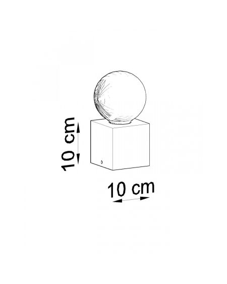 Lampe à Poser Béton Ariz SOLLUX