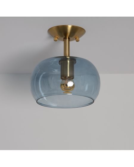 Plafonnier Métal et Verre Delacroix