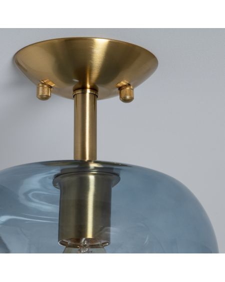 Plafonnier Métal et Verre Delacroix