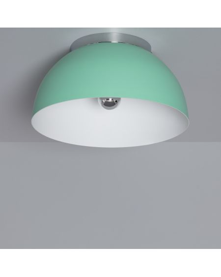 Plafonnier Rond Aluminium Ø305 mm Bosco Silver