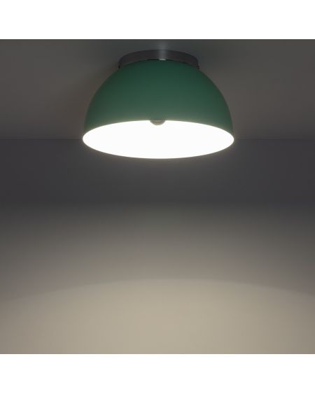 Plafonnier Rond Aluminium Ø305 mm Bosco Silver