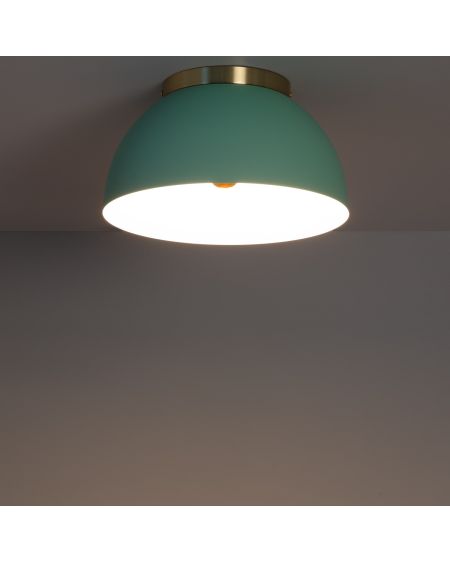 Plafonnier Rond Aluminium Ø300 mm Bosco Gold