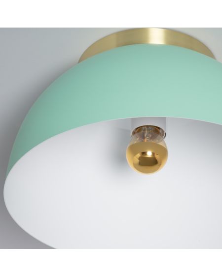 Plafonnier Rond Aluminium Ø300 mm Bosco Gold