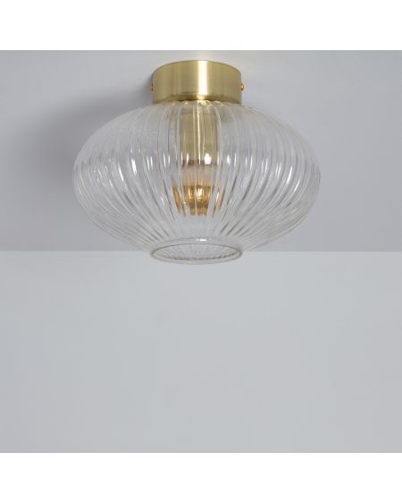 Plafonnier Métal et Verre Prometeo