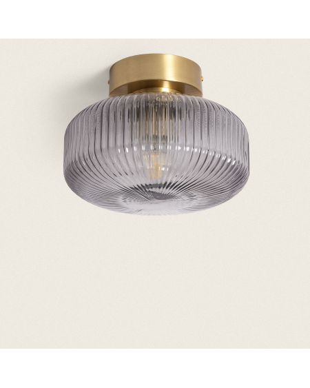 Plafonnier Métal et Verre Windsor