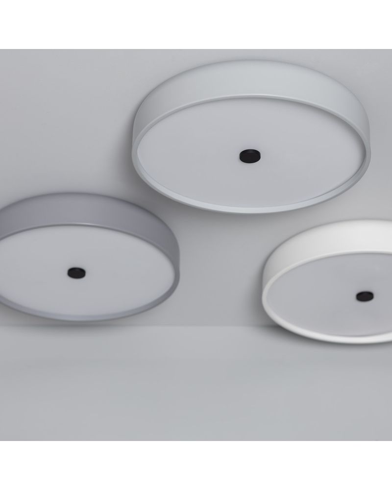 Plafonnier LED Rond Métal 30W CCT Sélectionnable Eyelight Ø450 mm