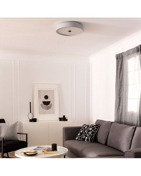 Plafonnier LED Rond Métal 30W CCT Sélectionnable Eyelight Ø450 mm