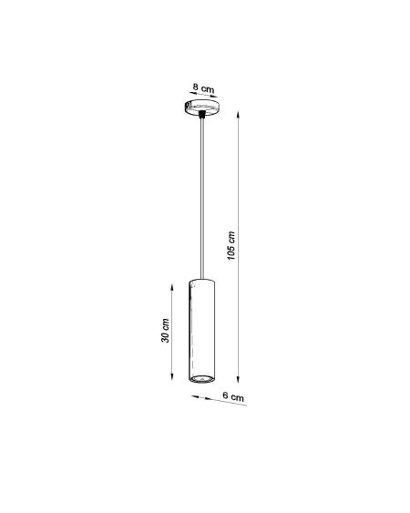 Suspension Bois Lino SOLLUX