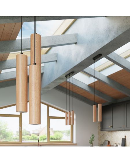Suspension Bois Lino SOLLUX