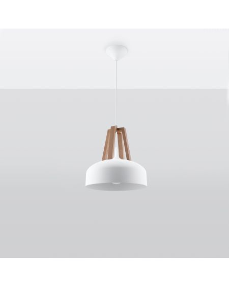 Suspension Bois Naturel Casco SOLLUX