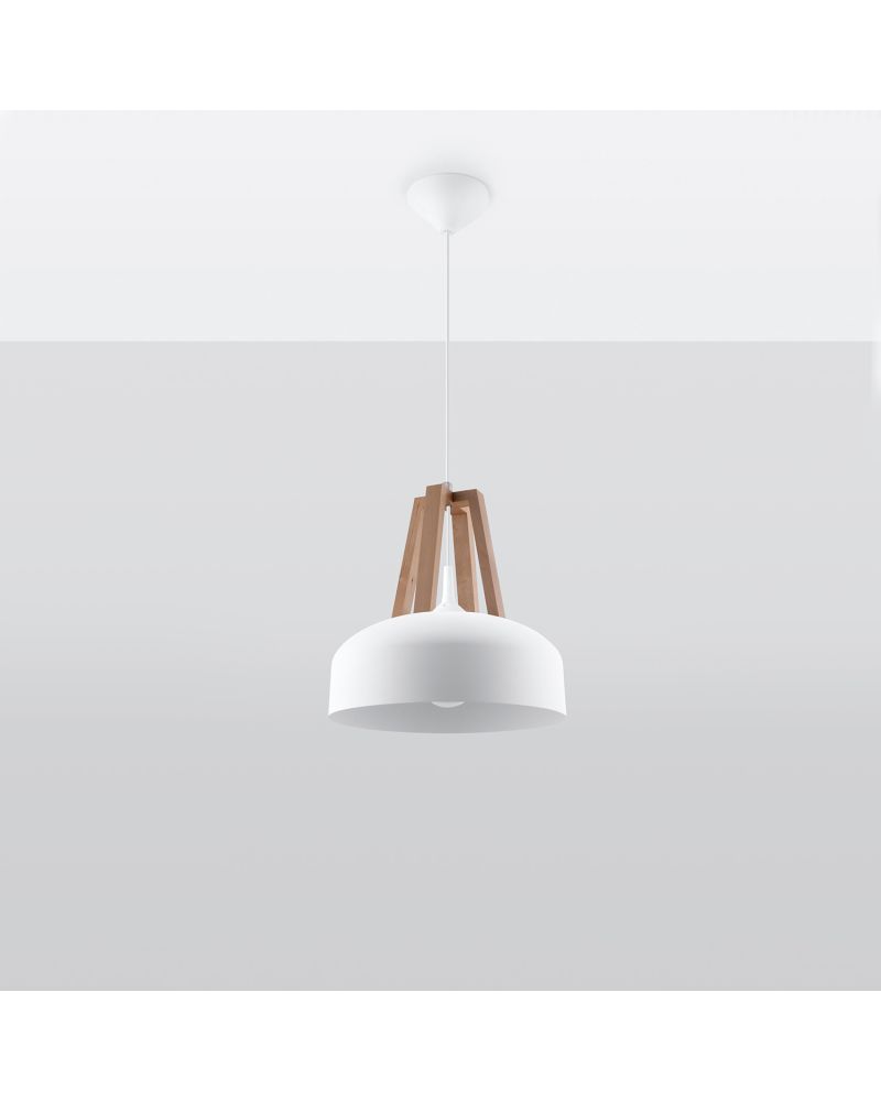 Suspension Bois Naturel Casco SOLLUX