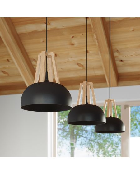 Suspension Bois Naturel Casco SOLLUX