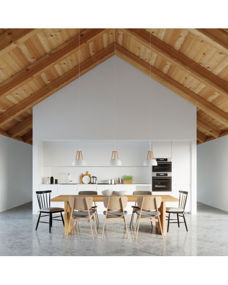 Suspension Bois Naturel Casco SOLLUX