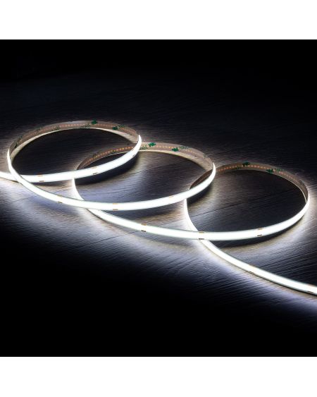 Ruban LED COB 24V DC 320LED/m 5m IP20 CRI90 Expert Color Largeur 8mm Coupe tous les 10cm