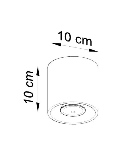 Plafonnier Aluminium Orbis 1 SOLLUX
