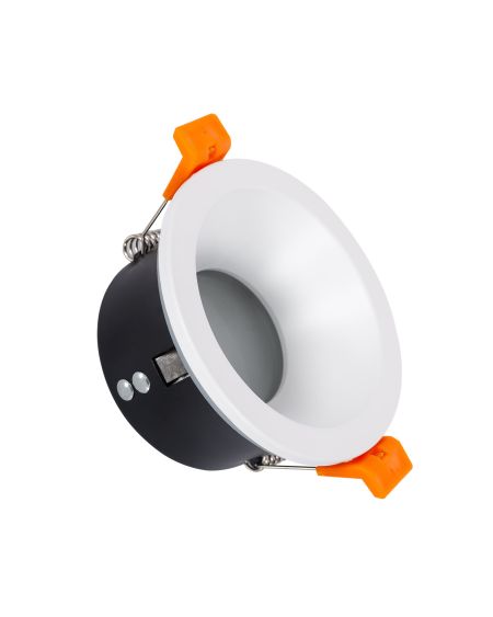 Collerette Downlight Ronde IP65 pour Ampoule LED GU10 Coupe Ø75 mm