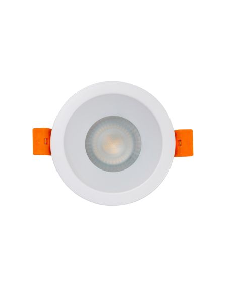 Collerette Downlight Ronde IP65 pour Ampoule LED GU10 Coupe Ø75 mm