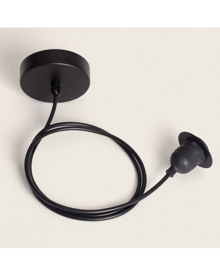 Support à Douille pour Suspension Extérieure avec Câble PVC