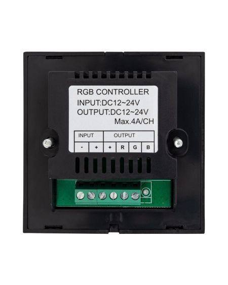 Contrôleur Variateur mural tactile pour RubanLED RGB 12/24V DC