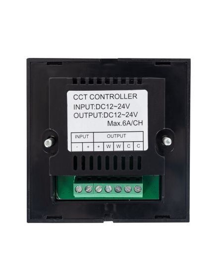 Contrôleur Variateur mural tactile pour Rubans LED CCT 12/24V DC