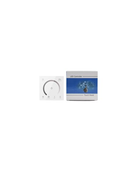 Contrôleur Variateur Mural Tactile pour Ruban LED Monochrome 12/24V DC